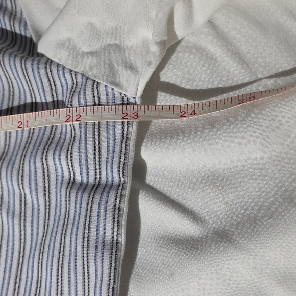 Colorful Patchwork Button-Up Shirt Blue White Pink Handkerchief Grandma Cottage - Picture 15 of 15